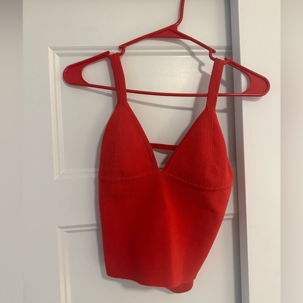 Free People Red Tank Top
